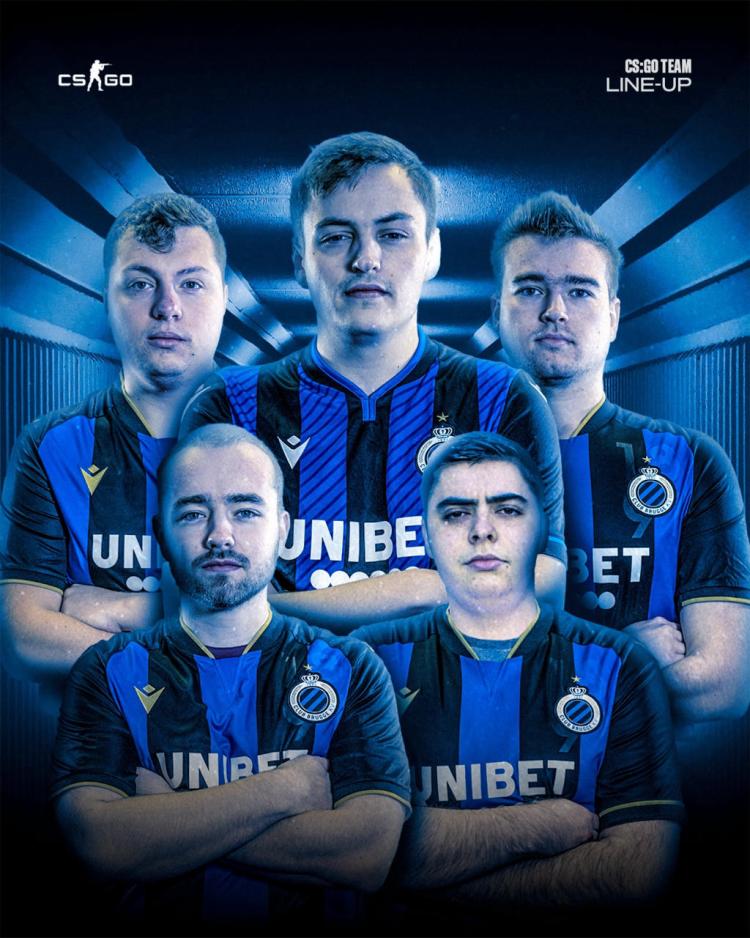 EClub Brugge fuldførte deres CS: GO-liste