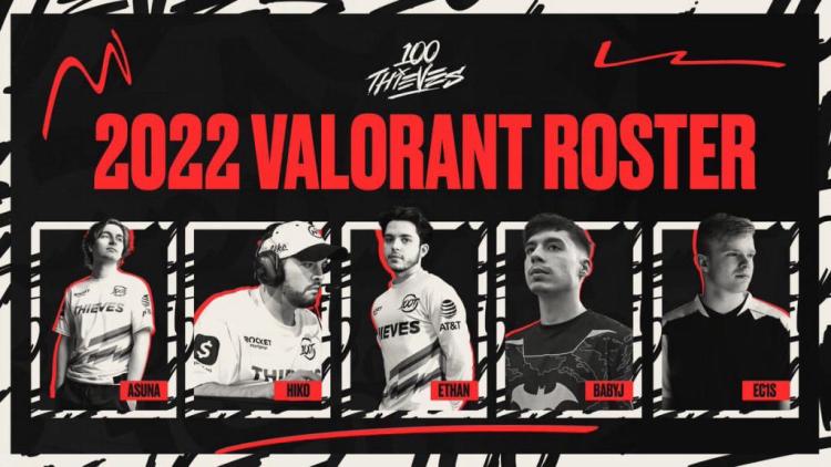 100 Thieves afslørede en ny liste