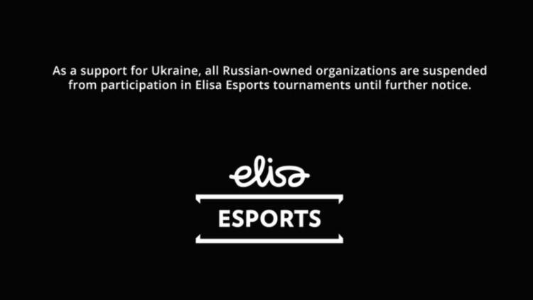 Turneringsoperatøren Elisa Esports afviste alle russiske hold fra deltagelse