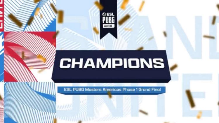 eUnited blev vinderen ESL PUBG Masters: Americas Phase 1