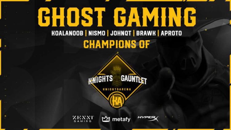 Ghost Gaming blev vinderen af Knights Arena Monthly Gauntlet 2022: March