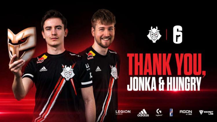 Jonka og Hungry venstre G2 Esports