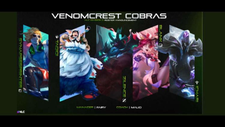 Venomcrest Esports annoncerede lineup for NLC 3 rd Division Summer