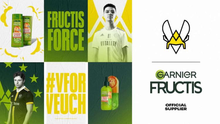 Team Vitality annoncerede et partnerskab med Garnier Fructis