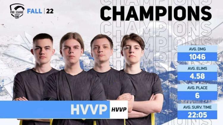 Tidligere trup NAVI vandt PUBG Mobile Pro League - European Championship Fall 2022