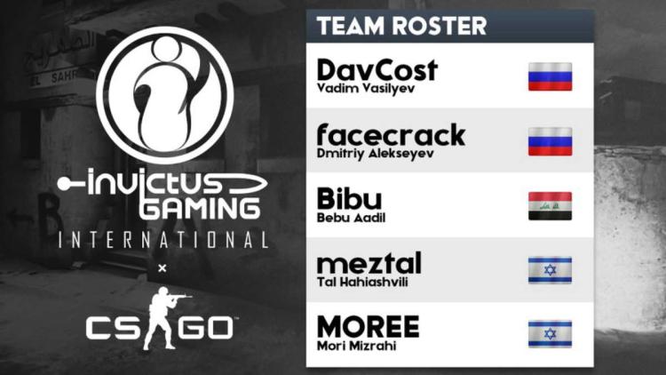 Invictus Gaming introducerede en ny CS:GO-liste