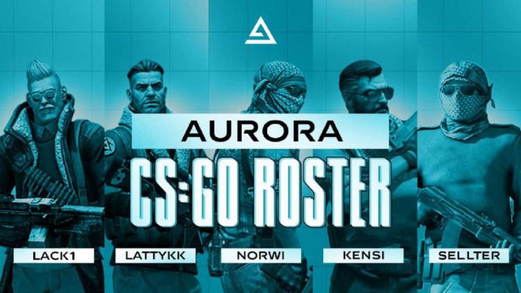 Aurora Gaming præsenterede den opdaterede CS:GO-liste