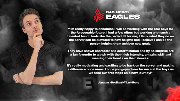 Devilwalk - ny træner Bad News Eagles