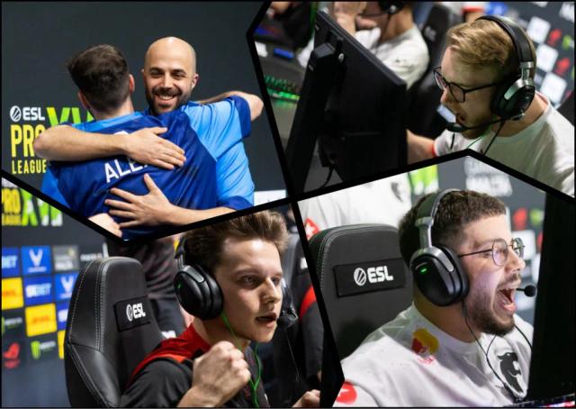 Nøgleresultater for gruppe B-deltagere på ESL Pro League Season 17