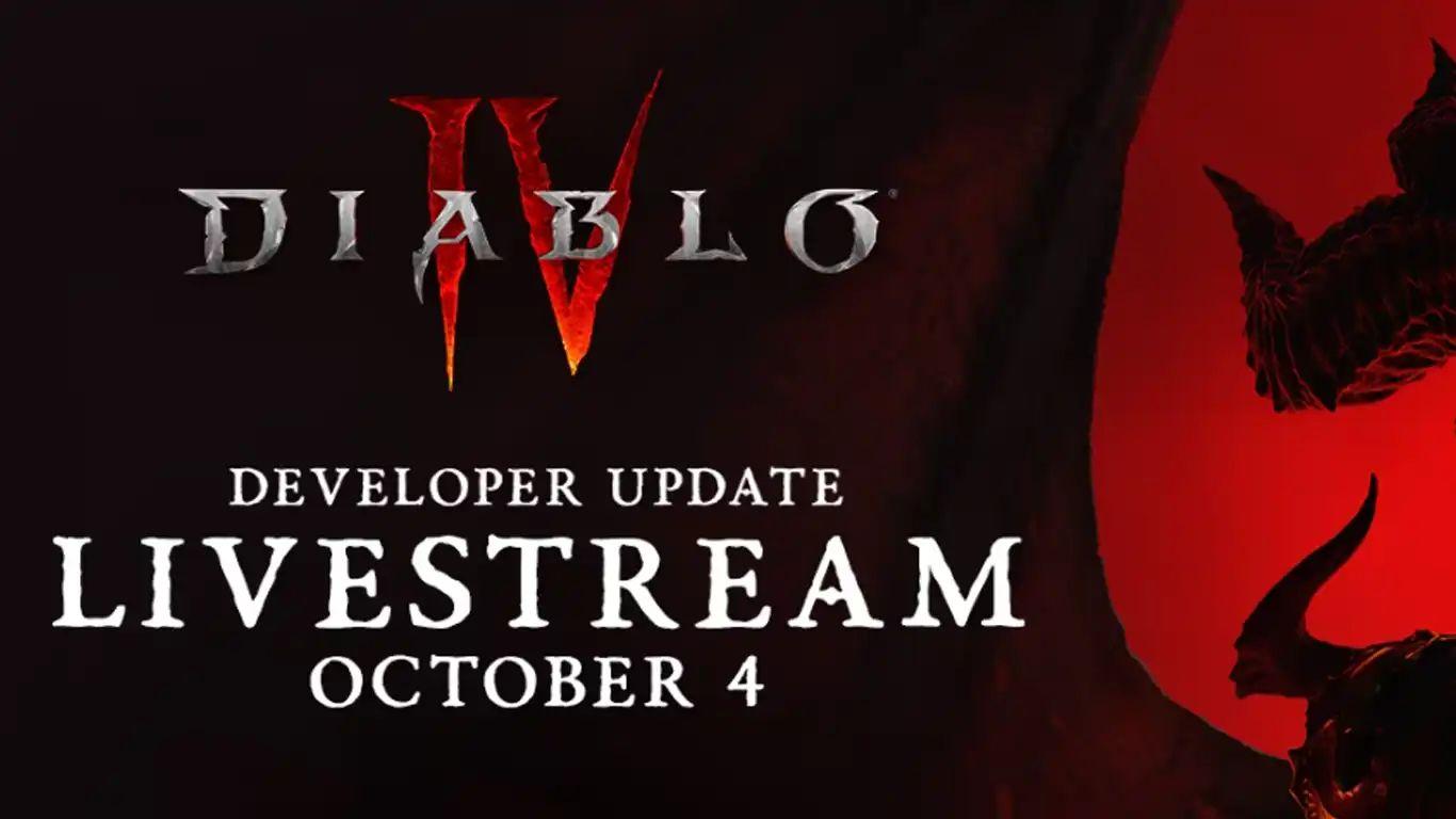 Diablo IV udvikleropdatering - oktober 2023