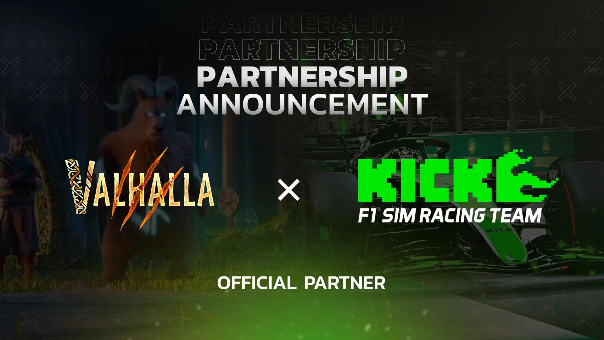 Floki's Valhalla samarbejder med Kick F1 Sim Racing Team