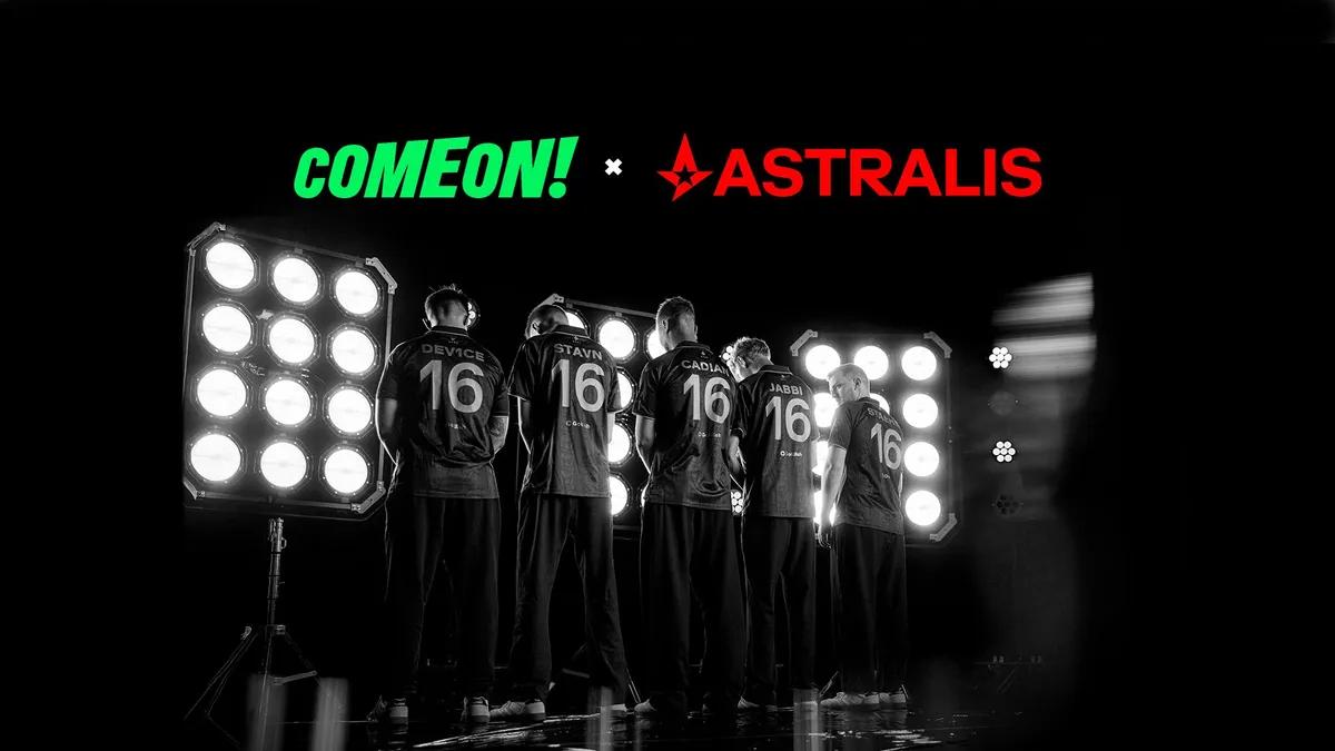 Astralis annoncerer partnerskab med ComeOn Group med start i 2025