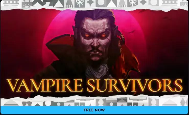 Få gratis Vampire Survivors i Epic Games Giveaways!