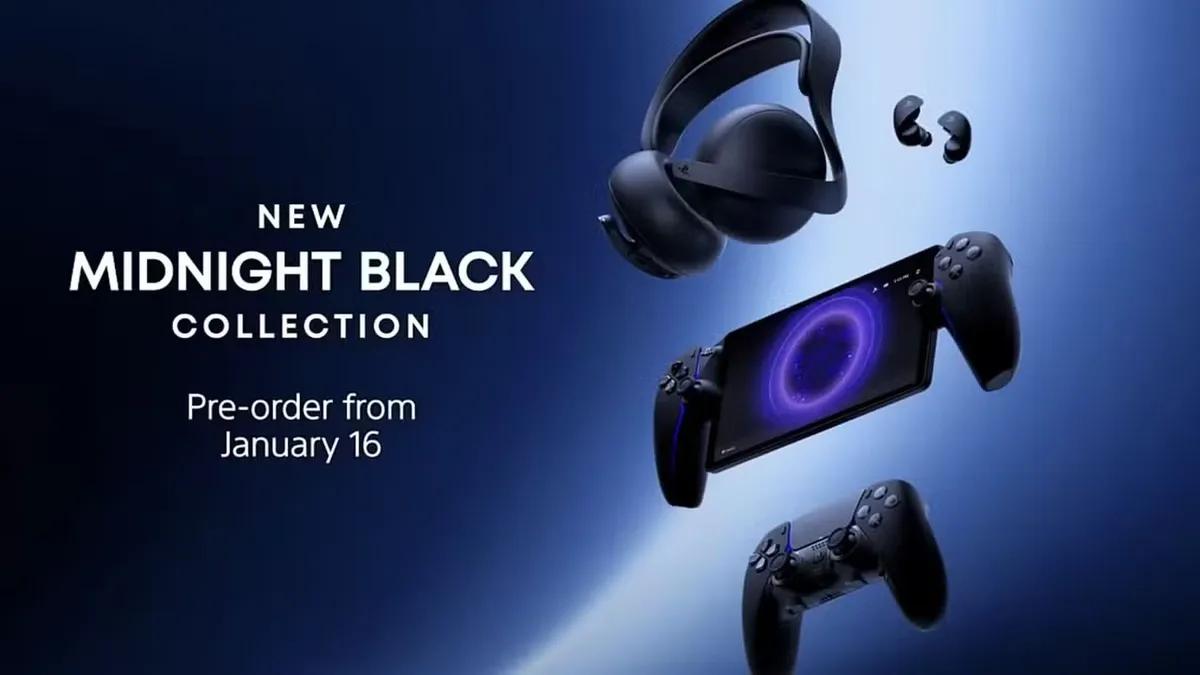 Sony afslører Midnight Black Collection med tilbehør til PlayStation 5