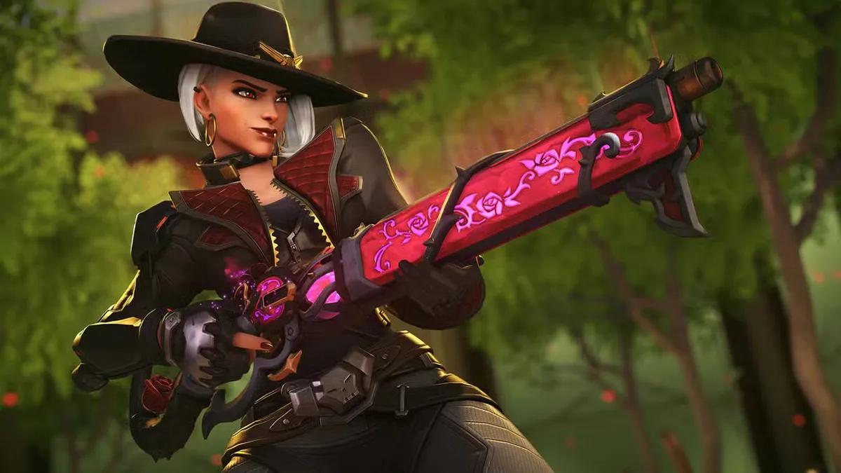 Overwatch 2's Ashe Mains gør sig klar til Mythic Lead Rose Weapon Skin Drop!