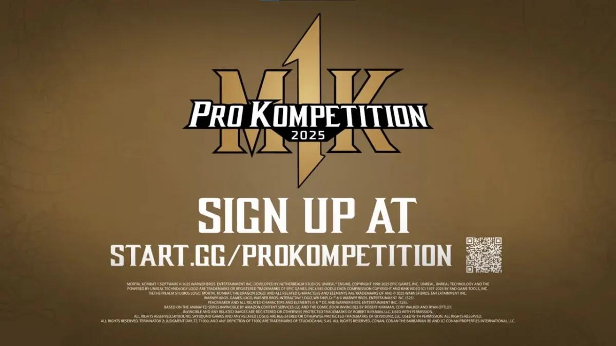 Professionel Mortal Kombat vender tilbage: Udviklere annoncerer MK Pro Competition 2025-serien