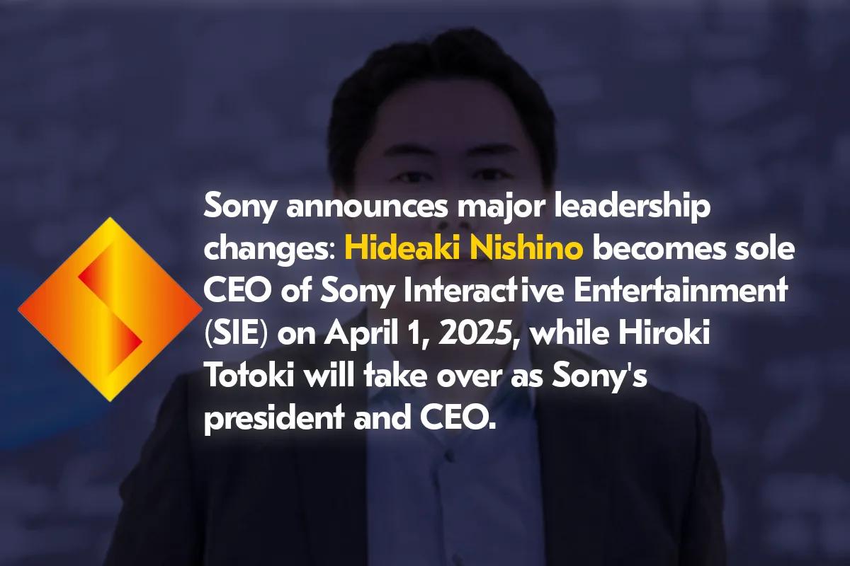 Hideaki Nishino bliver eneste CEO for Sony Interactive Entertainment