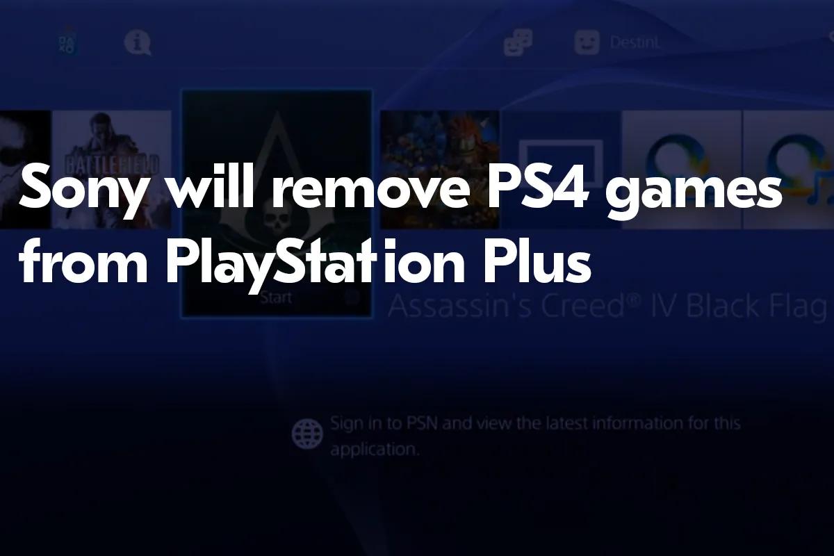 Sony fjerner PS4-spil fra PlayStation Plus fra januar 2026