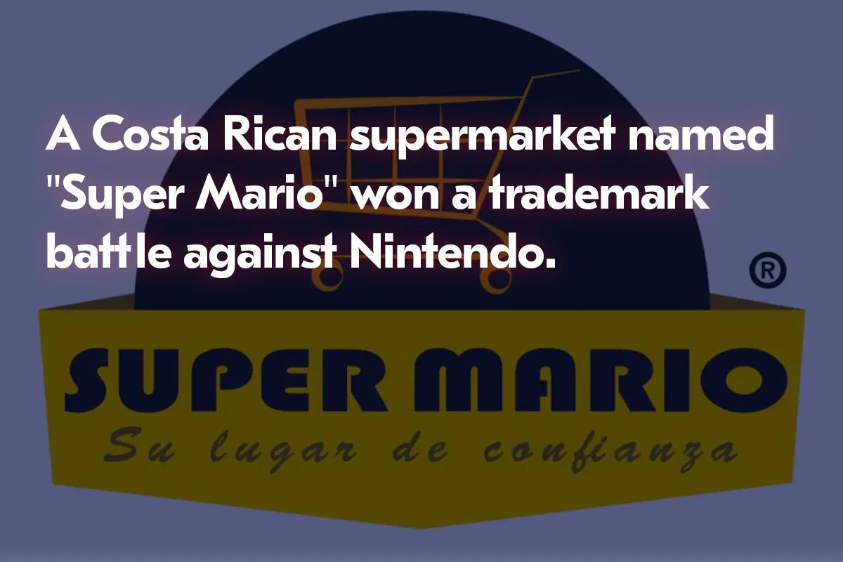 Costa Ricas supermarked 'Super Mario' vinder varemærkekamp mod Nintendo