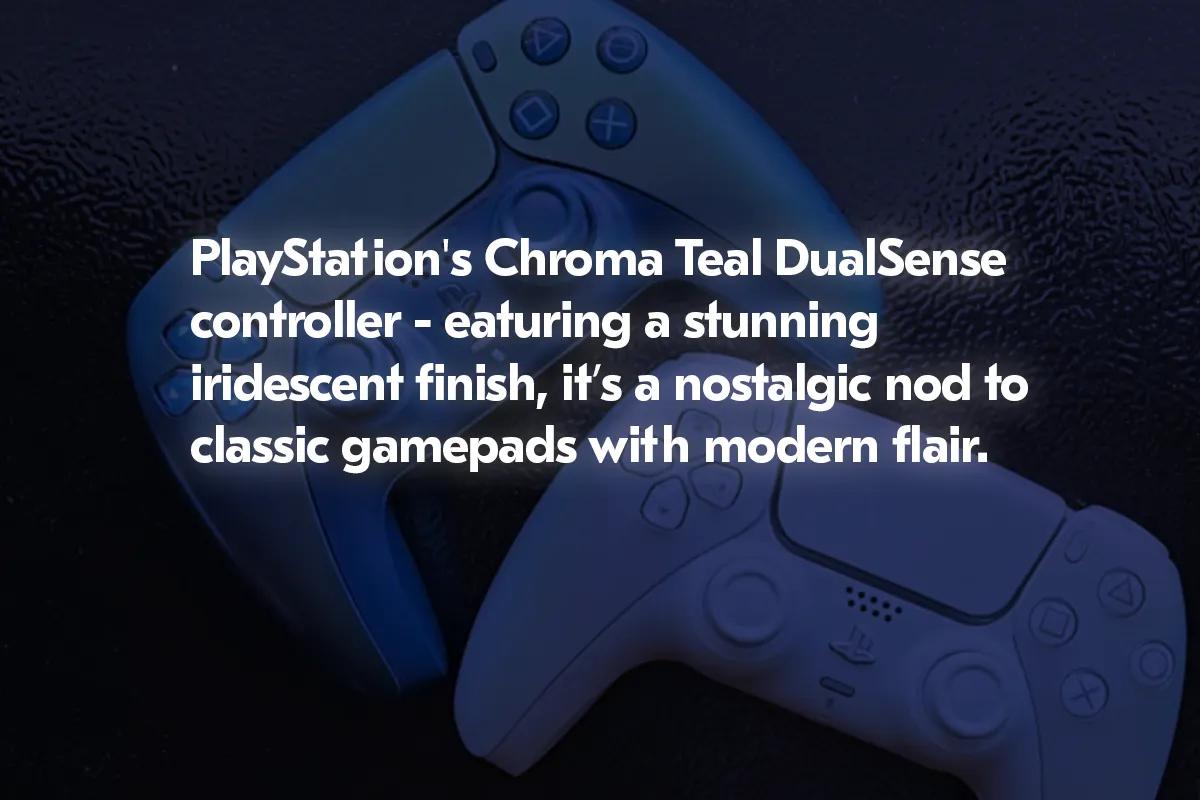 PlayStations Chroma Teal DualSense: Et nostalgisk nik med moderne blus