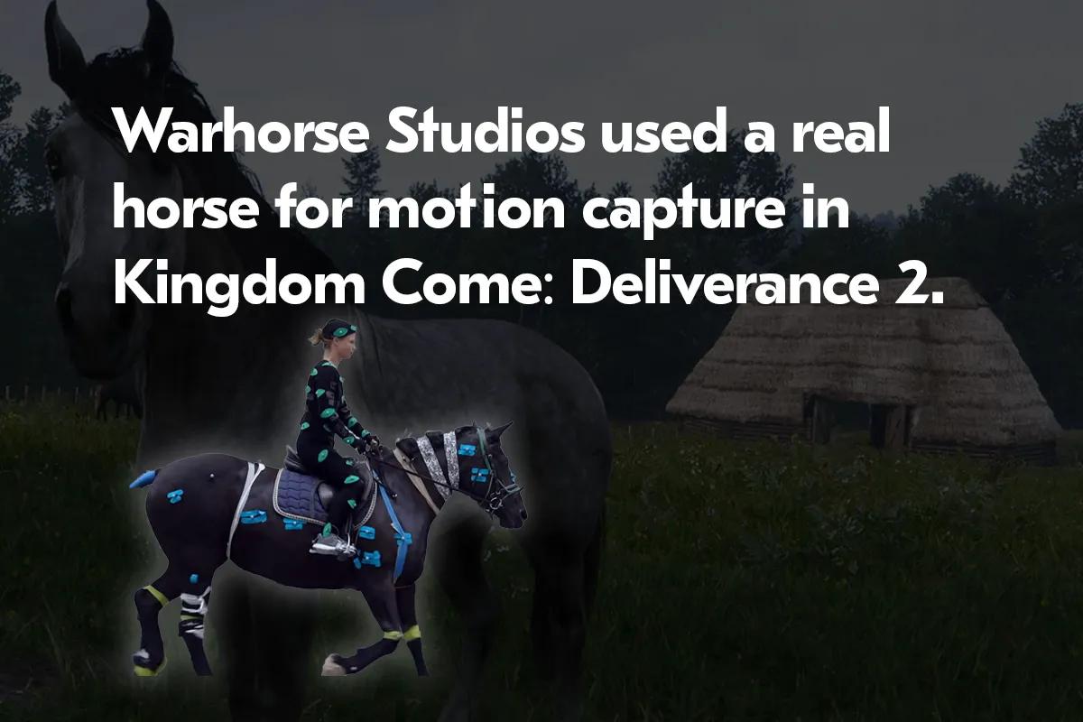 Kingdom Come: Deliverance 2-udviklere brugte en rigtig hest til motion capture