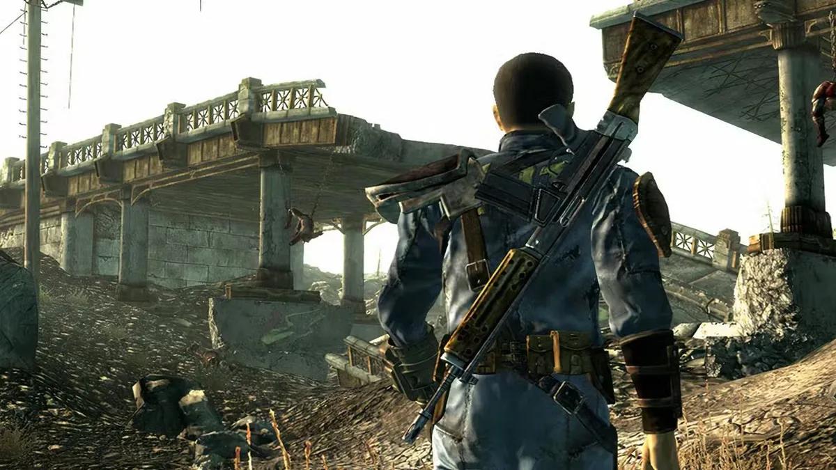 Fallout 3-spiller møder en jæger med den sjældne ildlanse