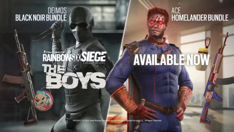 Rainbow Six Siege introducerer The Boys Crossover Skins til Homelander og Black Noir