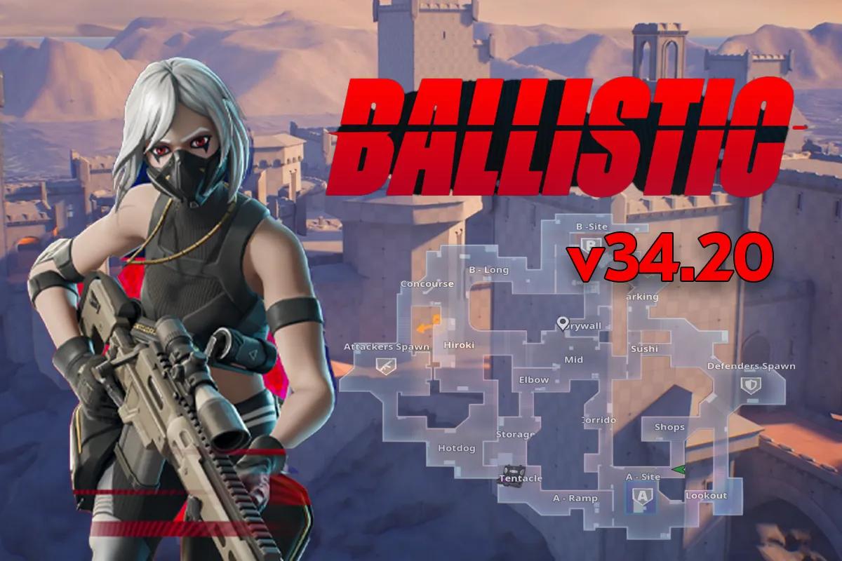 Fortnite Ballistic Nyt kort - v34.20 Patch Detaljer