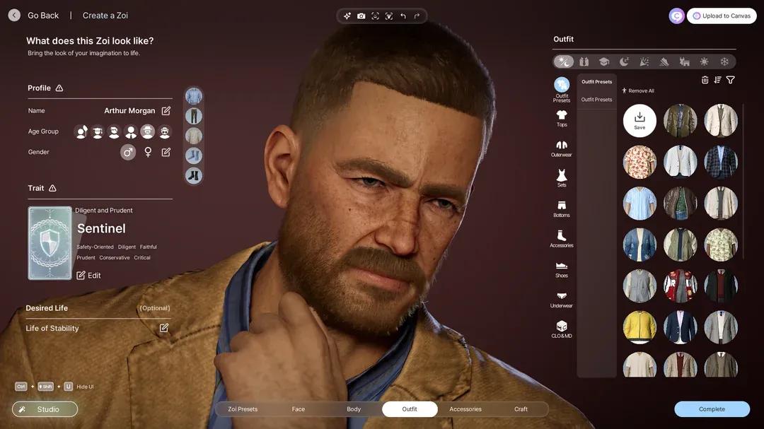 InZOI Player genskaber Arthur Morgan fra Red Dead Redemption 2 med imponerende nøjagtighed