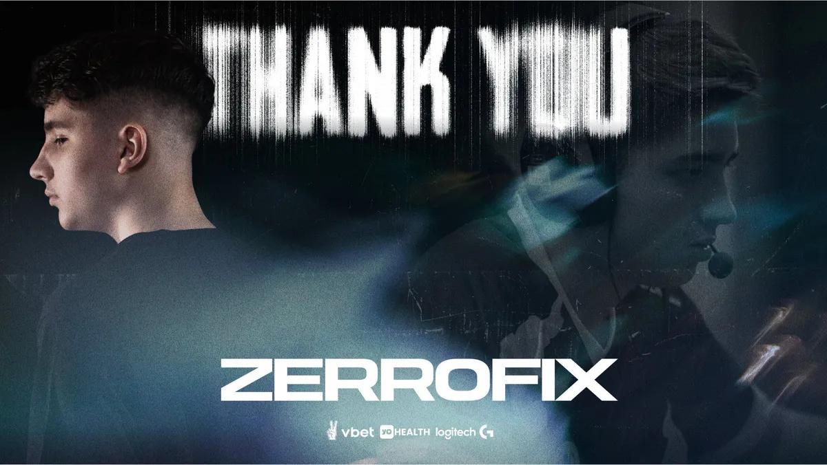 Det ukrainske esportshold Passion UA annoncerer Rifler Zerrofix' afgang
