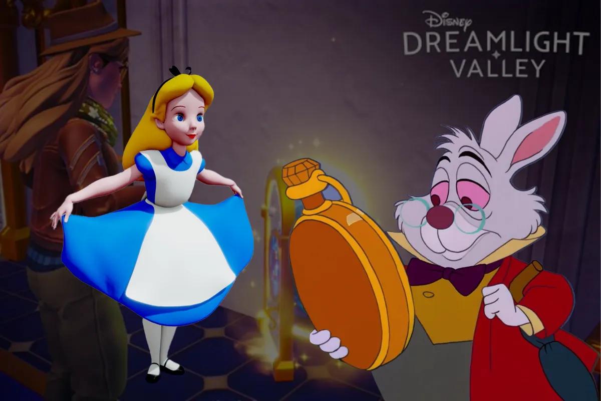 Alice i Eventyrland-opdatering til Disney Dreamlight Valley - og den er dejligt lille