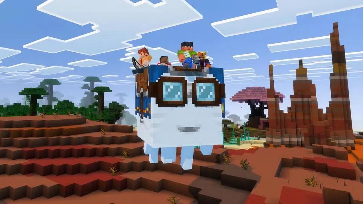 Minecraft-spillere bruger glade ghaster til at bygge smarte mob-lancere