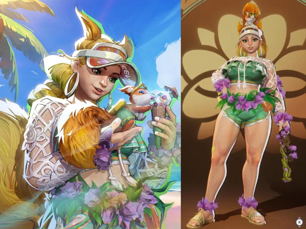 Marvel Rivals gratis skin-quiz: Sunshine Squirrel Girl