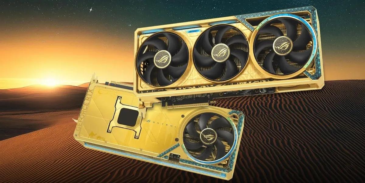 ASUS afslører ultra-luksuriøs guldbelagt RTX 5090 til det saudiske marked