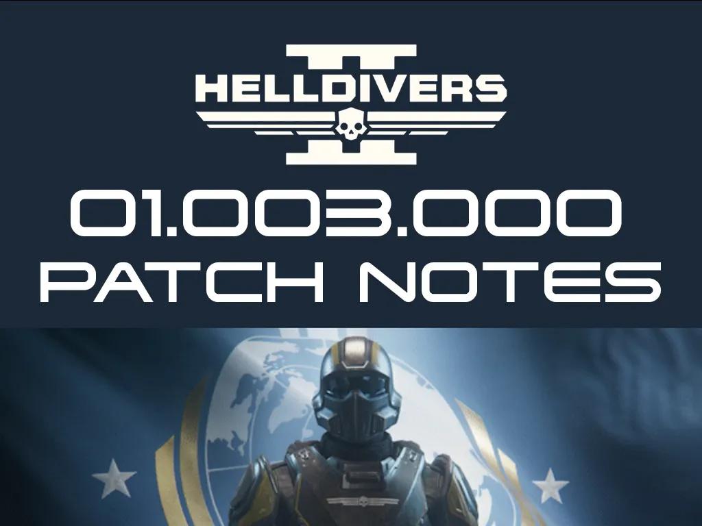 Helldivers 2 01.003.000 Patch Notes Breakdown - Nye fjender, våbentilpasning, store rettelser