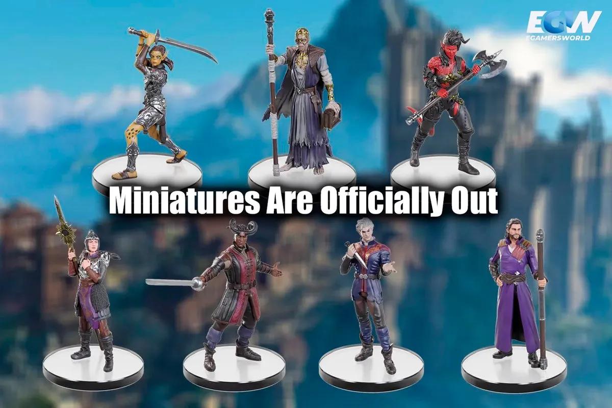 Baldur's Gate 3-miniaturer er officielt ude - og fans er rasende
