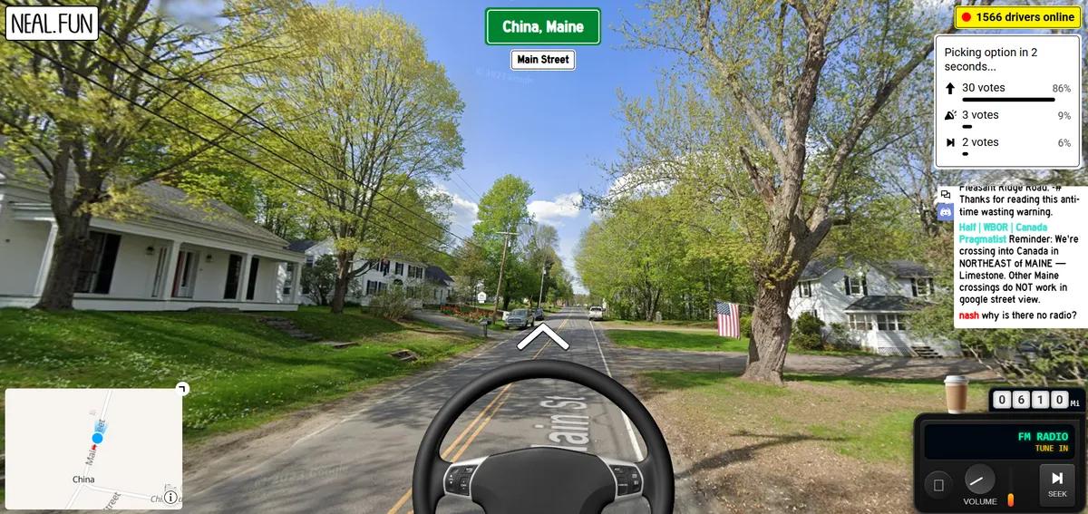 Internet Roadtrip gør Google Maps til et spil