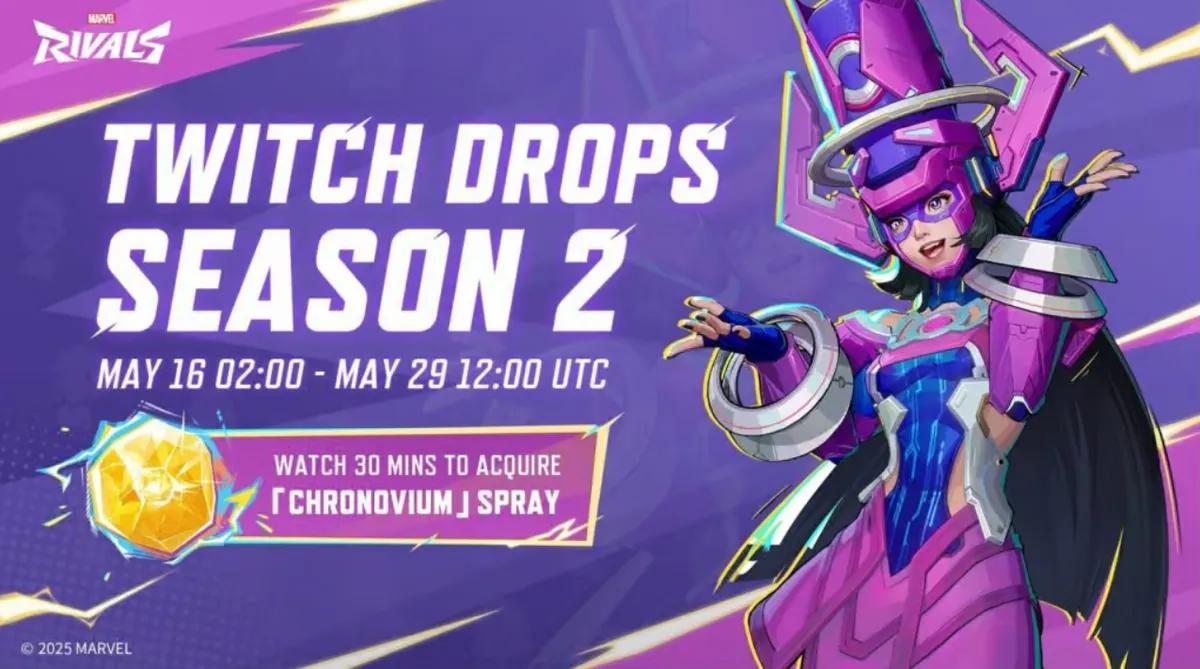 Sådan låser du op for Marvel Rivals sæson 2 Twitch Drops