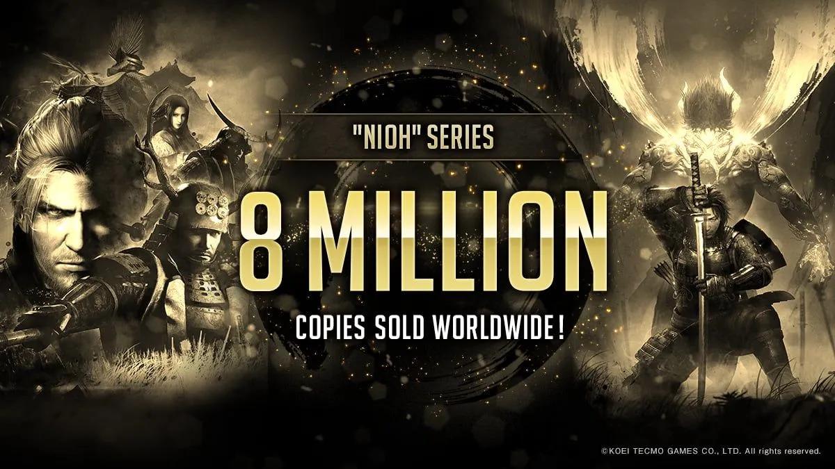 Det samlede salg af Nioh-serien oversteg 8 millioner eksemplarer