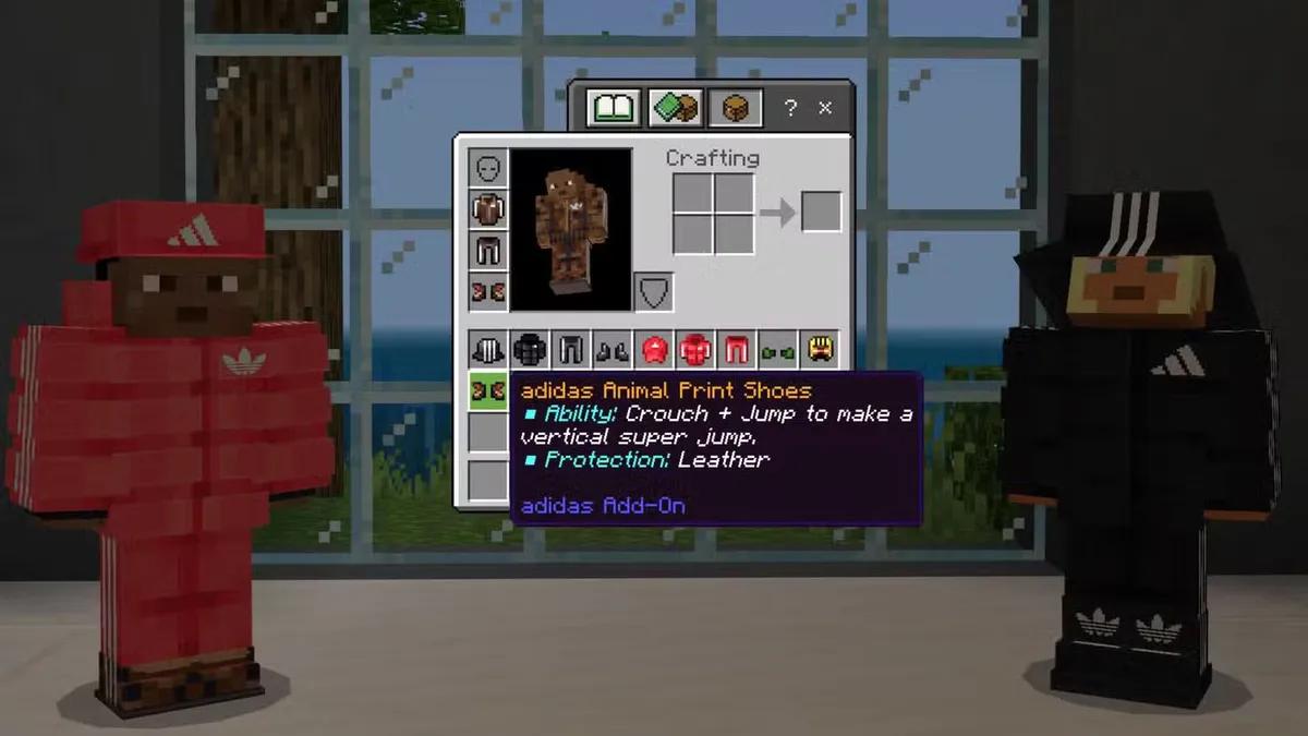 Minecraft x Adidas: Gratis DLC og udstyr fra den virkelige verden er nu tilgængeligt
