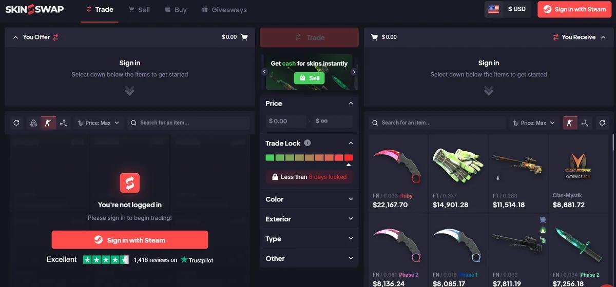 Hvordan handler man med CS2-skins? Fuld guide med trin
