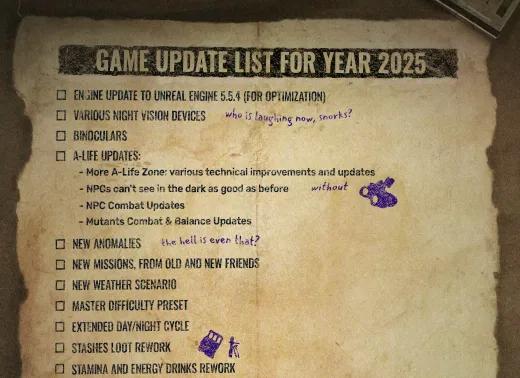 STALKER 2 Roadmap 2025 bringer Unreal Engine 5.5.4-opgradering, PS5-lancering og store gameplay-opdateringer