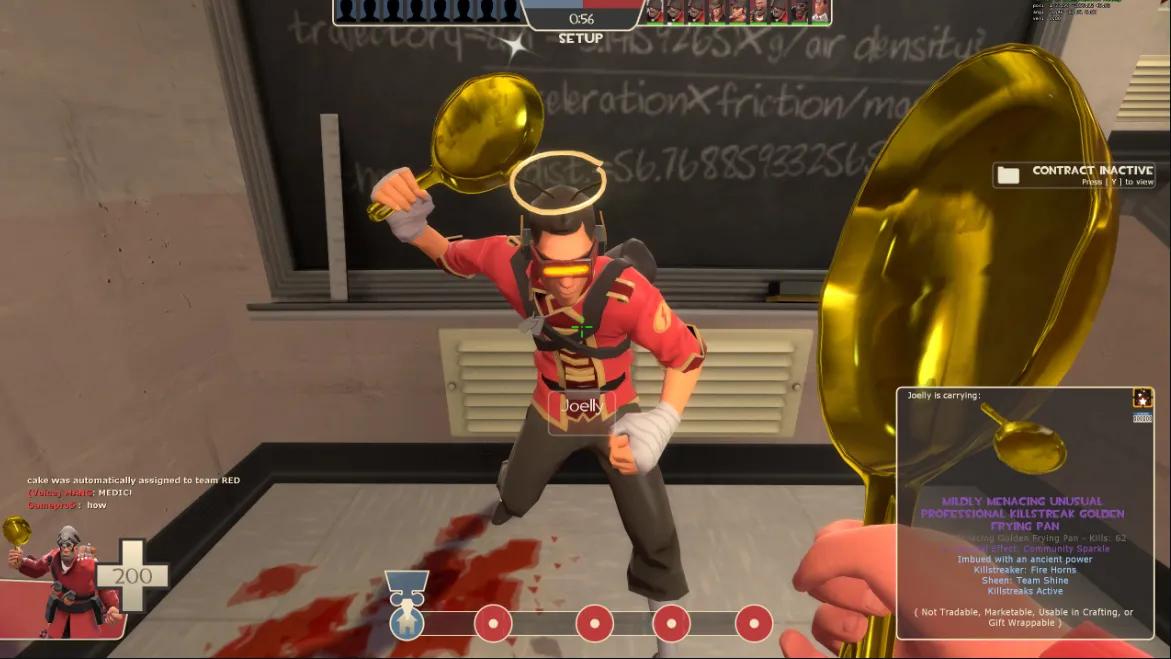 Spiller sletter gylden stegepande til 6.700 dollars, Team Fortress 2-genstand for anden gang
