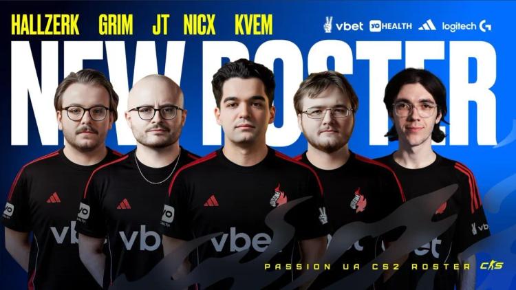 Officielt: Passion UA afslører ny CS2-liste med Complexity-kvartetten og Kvem
