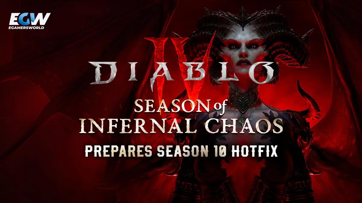 Diablo 4 forbereder hotfix til sæson 10 med ændringer til Infernal Hordes