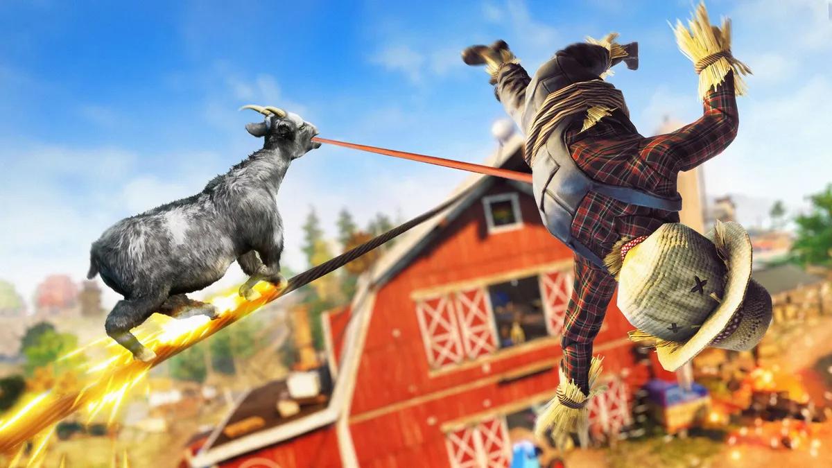 Goat Simulator 3 lancerer ny DLC: Baadlands: Pelsede veje
