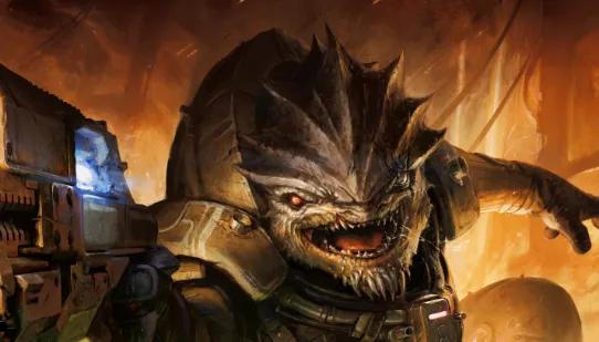 Nyt Mass Effect 5-kunstværk afslører krogansk borgerkrig og BioWares fornyede engagement i serien