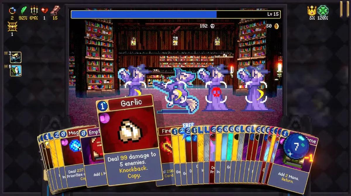 Vampire Survivors-udviklere afslører ny Roguelike Deck-Building spin-off