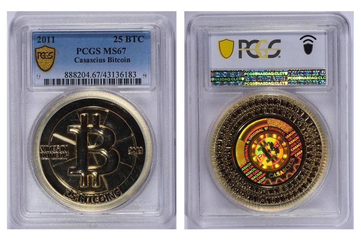 2.000 ultra-sjældne BTC dukker op fra dvale: To Casascius-mønter aktiveret efter 13 års inaktivitet
