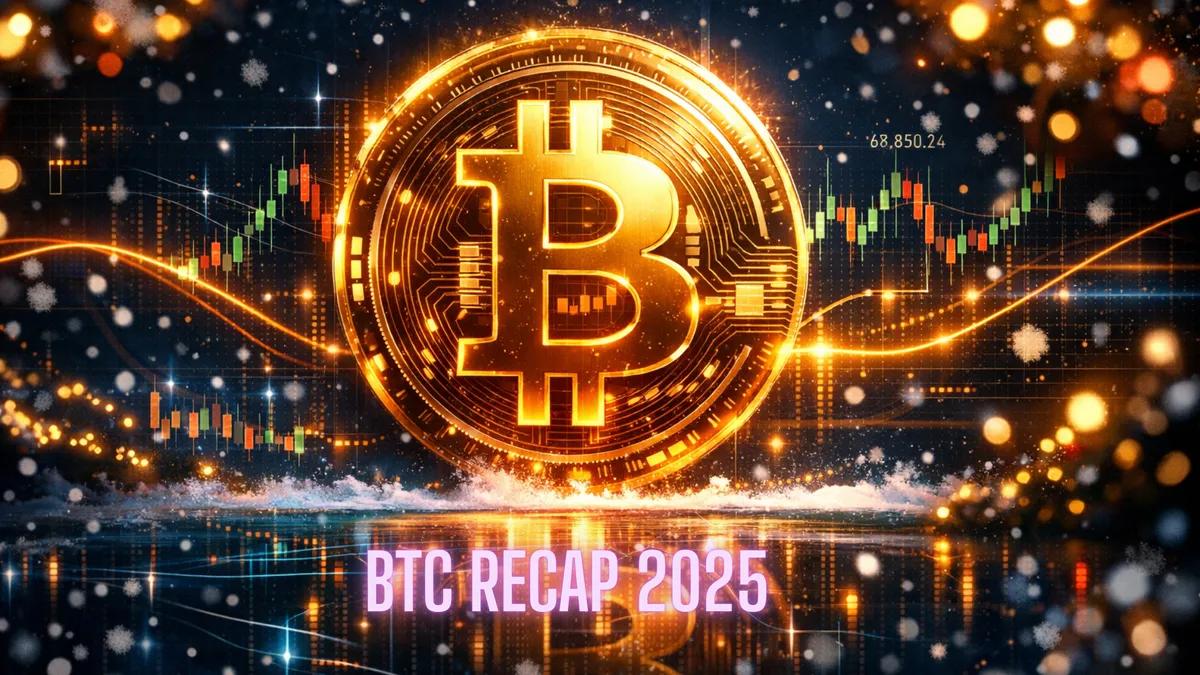 Bitcoin årsoversigt for 2025